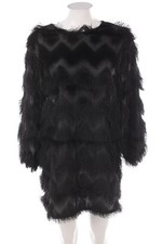 Ohne Label Kleid Partykleid Fransen M schwarz #7186