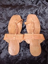 Sandalen Jesuslatschen FlipFlop Leder Größe 38