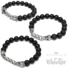 Perlen Bead Armband Lavastein