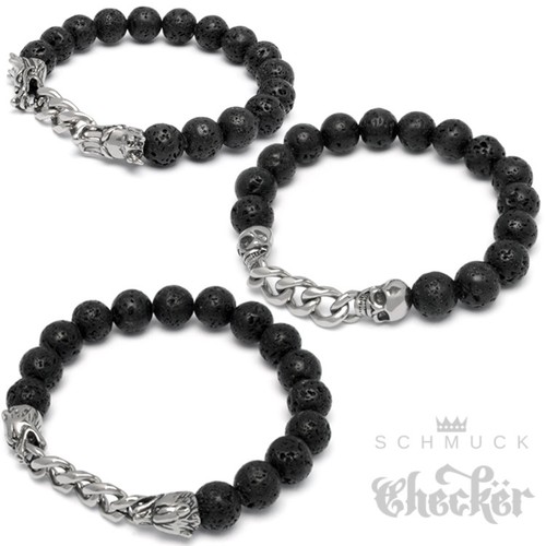 Perlen bead armband lavastein - perlen,