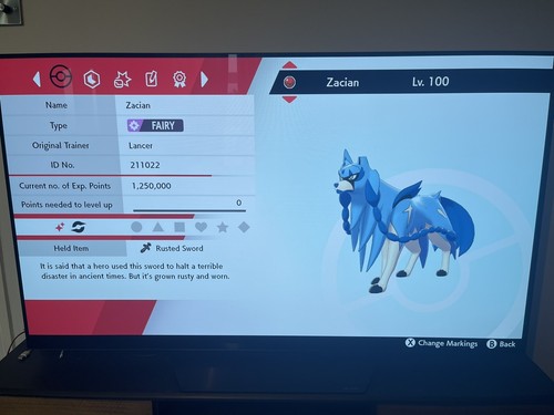Shiny zacian pokemon schwert - zacian,