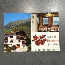 Postkarte Partschins, Meran, Südtirol, Pension Sonnleiten 1977 AK 1678