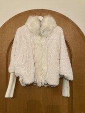Jacke weiß Toy G. Kunstpelz