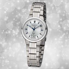 Armbanduhr Metall silber Damen