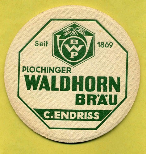Bierdeckel waldhorn bräu - bierdeckel, waldhorn-bräu