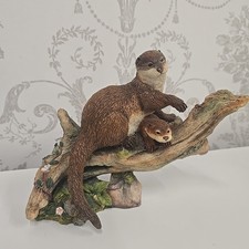Country Artists Daybreak - Otter & Cub 05157 Figur Natural World Animal 