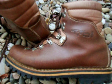 HANDGEFERTIGTE Wander-Bergschuhe TIROL Gr.42 Kompl.Leder Zwiegenäht s.getragen