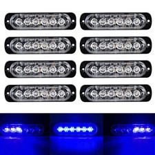 6LED Blau Frontblitzer