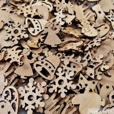 100 holz ornamente weihnachten - holz,
