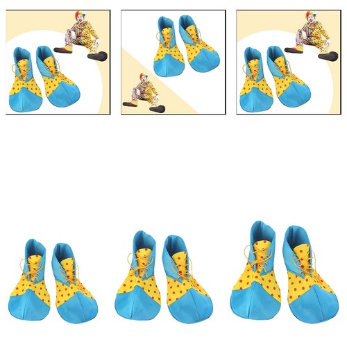 Paar halloween clownschuhe - 1,
