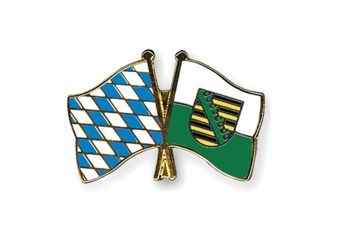 Bayern sachsen pin - sachsen, flaggen