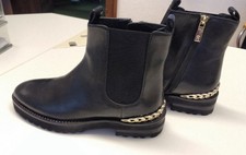 Aigner Boots "AVA" Leder, Schwarz, Gr. 38, neu und ungetragen 