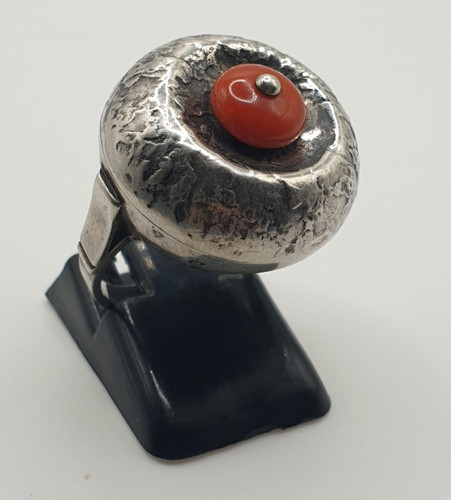 Ring silber 830 koralle - 830,