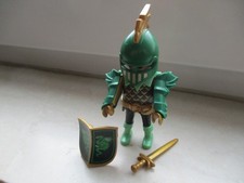 Playmobil-Ritter-Figur grüner Drachenritter 4586