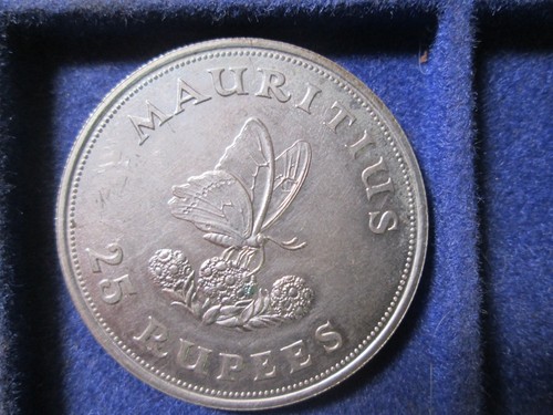 Mauritius rupees blauer - mauritius,, 25