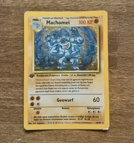 Pokémon karte machomei holo - machomei,