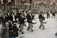 Hartha 1.Mai 1956 DDR Demo Banner Es lebe die Freiheit der Arbeiterklasse Foto