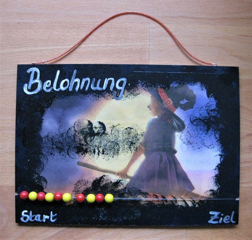 Belohnungstafel kleine hexe - belohnungstafel, "kleine