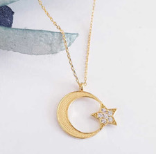 Yildiz kette silber - ay,