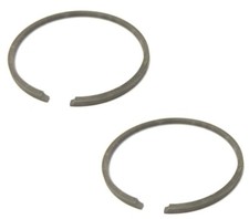 2x KOLBENRING 39mm 2mm MBK 51 MOTOBECANE MOPED ROLLER MOFA KOLBEN KOLBENBOLZEN