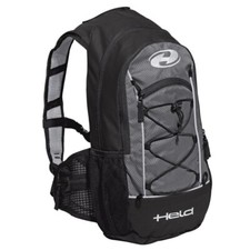 Held für Unterwegs Motorrad Rucksack Schwarz 15L Gepäck Tasche Touring Reise