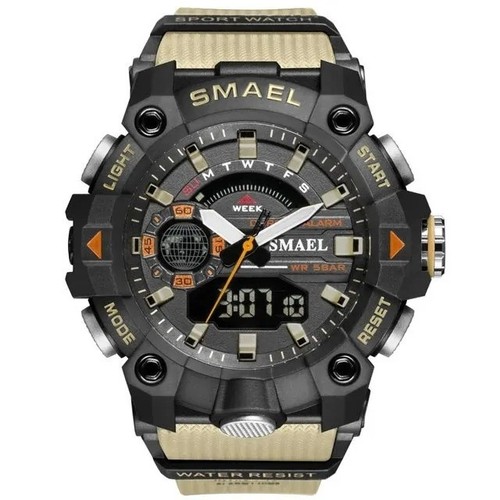 Smael herren uhr digital 5bar - smael,