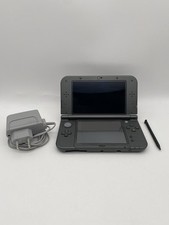New Nintendo 3DS XL Metallic Schwarz mit IPS Display - Top Zustand
