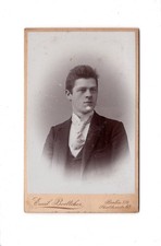 CDV Foto Herrenportrait -