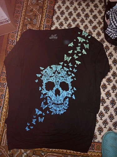 Shirt neuwertig totenkopf - shirt,