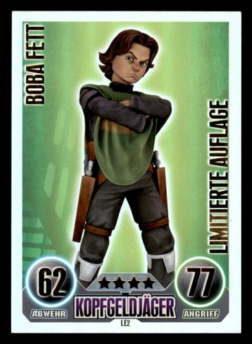 Boba fett force attax - attax, star