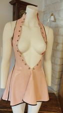 Latexkleid Unikat, Größe M,  Beige