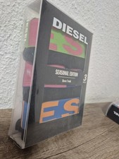 3PACK Herren Klassische Boxershorts Diesel mehrfarbig XL Schwarz