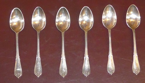 Mokka kaffee löffel set 6er - mokka,