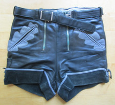Kurze alte Trachtenlederhose Lederhose Pfadfinderhose Bundweite 32 cm