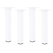 4er Set Weiße eckige