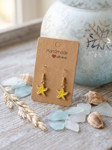Handmade seestern ohrringe - handmade,