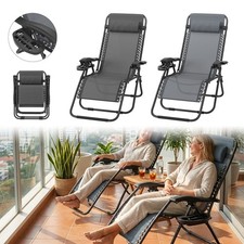 1/2 Stück Faltbar Liegestuhl