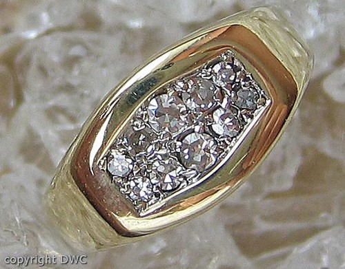 Ring mit brillanten diamanten - mit,