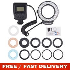 HD-130 Makro LED Ringlicht Blitzlicht für Canon Nikon Pentax Olympus Kamera