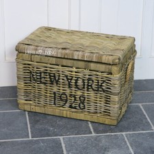 Rattan Truhe Korb