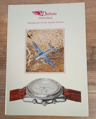 Dufeau uhr katalog broschüren - dufeau, katalog-broschüren