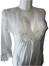 Phard Tunika weiß Gr. S, Damen Mädchen, Mallorca Ibiza Strand, Urlaub, Spitze