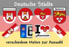 Aufkleber- Flagge-Wappen-KFZ