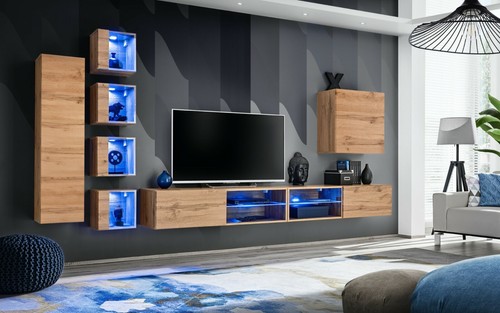 Anbauwand wohnwand schrankwand - anbauwand,