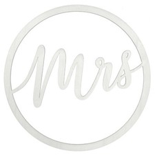 Holz Schild Mrs Hochzeit Mr &