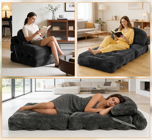 Schlafsofa faltbarer - 2-in-1,