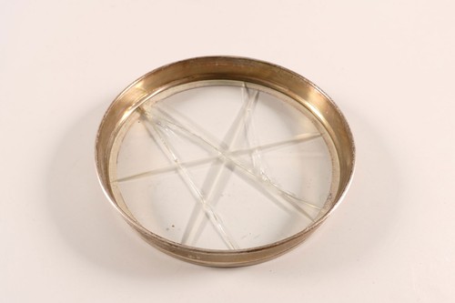 Untersetzer silber glas - untersetzer,