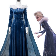 Erwachsene Gefroren 2 Prinzessin Elsa Kleider Karneval Anzüge Kostüme Cosplay de