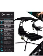 KESSER Schwebeliege Hängeliege Schwing/ Hängeschaukel Gartenliege Sonnenliege 