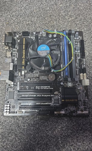 Mainboard mit cpu - pc, und